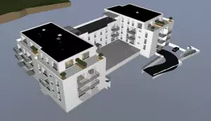 Visualisierung Seniorenheim Wiesbaden